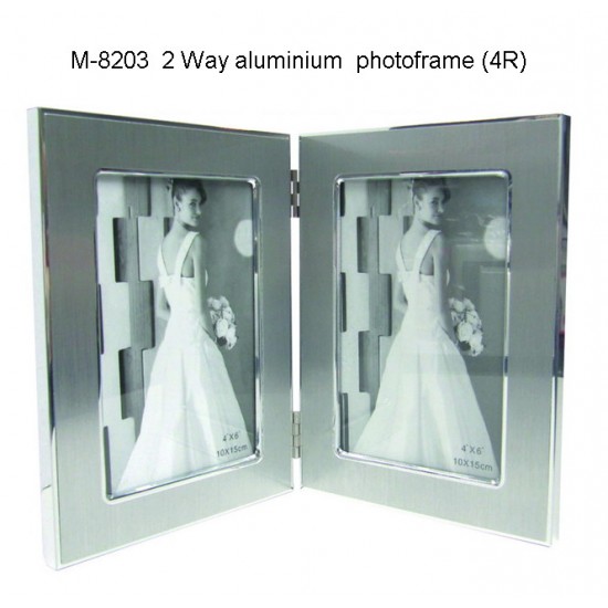 M-8203  2 Way aluminium  photoframe (4R)