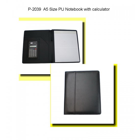 A5 Notebook with Calculator