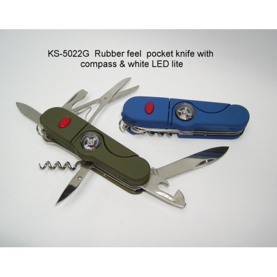Pocket Knife with Compass