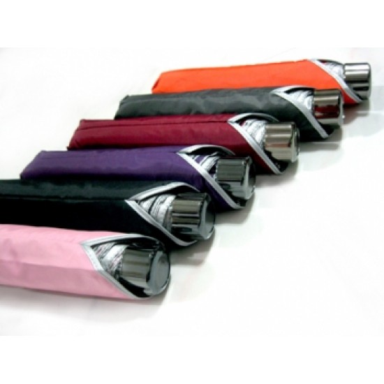 Gun-metal 3-Fold Umbrellas